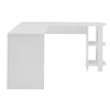 L-shaped Computer Desk Corner PC Table Workstation Home Office Study w/ Shelves