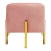Plush Pink Velvet Armchair Tufted Accent Lounge Living Room Single Sofa Chairs