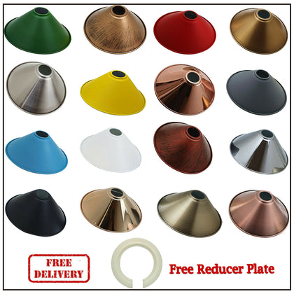 Industrial Edison Lamp Style Ceiling Pendant Light Lamp Shade Metal East Fit