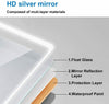 Illuminated Bathroom LED Mirror with Touch Control Sensor,Demister and Lights