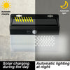 262 LED Solar Power Wall Lights Motion Sensor Outdoor Garden Lamp Waterproof