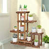 Small Medium Potted Holder Wood Plant Stand Indoor Outdoor Multiple Flower Rack