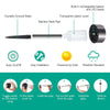 10x Solar Power LED Stake Lights Patio Outdoor Garden Lawn Path Lamp Cool White