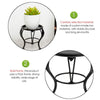 Metal Plant Flower Pot Display Shelf Holder Rack Home Indoor Garden Stand Stool