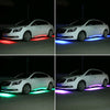 4x RGB LED Under Car Light Strip Underglow Body Neon Lamp Kit Phone App Control