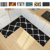 2PCS/Set Non Slip Door Mats Hallway Runner Bathroom Rug Kitchen Carpet Floor Mat