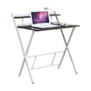 2-Tier Foldable Computer Desk PC Laptop Table Study Desk Home Office Portable