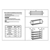 UK 4 Tier Metal Shoe Rack Shelf Space Saving Storage Organiser High Quality