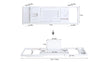 Luxury Extendable Bath Tub Caddy BathroomTrays with Accessories Holder