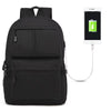 Mens Boys Girls School Large Backpack Travel Rucksack Shoulder Laptop Bag USB UK