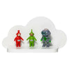 White or grey Cloud Shaped Wall Shelf Decorative Bedroom Nursery Display Unit