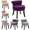 Ice Velvet Dressing Table Chair Vanity Makeup Stool Pouffe Footstool Piano Seat