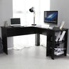 Mondeer Black Corner Table L-shaped Computer Desk Workstation Office Study