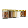 196ml X24/36/72 Hexagonal Jam Jars Storage Preserve Pickles Mini Jars Lid