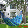 Premium Garden Camping Canvas Hammock Lightweight Hang Bed Outdoor Travel Swing