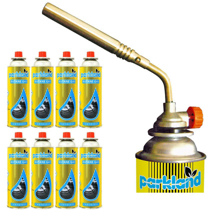 Butane Gas Blow Torch Welding Bbq Soldering Brazing Burner With Gas Cartridges