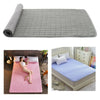 Soft Cotton Quilted Sheet Mat Bed Pad Plain for Mattress Single/Double/King Size