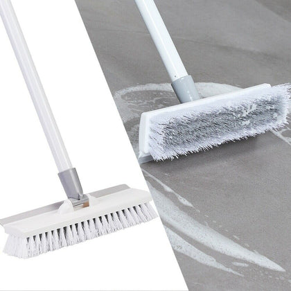 Long Handle Floor Scrub Brush Stiff Bristles Brush Floor Tile Deck Cleaning Tool