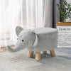 Lovely Animal Shaped Ottomans & Footstools PIG Pouffe Stool with Wood Legs Kids
