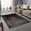 MODERN DESIGN RUG SILVER BLACK SOFT LARGE LIVING ROOM FLOOR BEDROOM CARPET RUGS