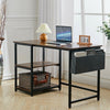 Wooden Computer Desk w/ Shelves Pocket Home Office Study Writing Table 120x60cm