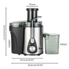 New 1000ML Electric Juicer Extractor Fruit Veg Citrus Centrifugal Juicer Machine