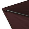 Outdoor 3M Garden Parasol Patio Round Sun Shade Umbrella Crank Canopy Wine Red
