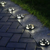 LED Solar Power Ground Lights Floor Decking Patio Outdoor Garden Lawn Path Light