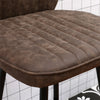 Set of 2 Bar Stools Pub Furniture Industrial Retro Design Vintage Kitchen Stool