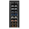 Dustproof 10 Tiers Shoe Rack Cabinet Storage Organizer w/ Oxford Fabric Cover