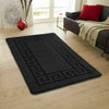 NON SLIP ROCCO PLAIN RUGS LIVING ROOM BEDROOM HALLWAY RUG /MAT/ RUNNER