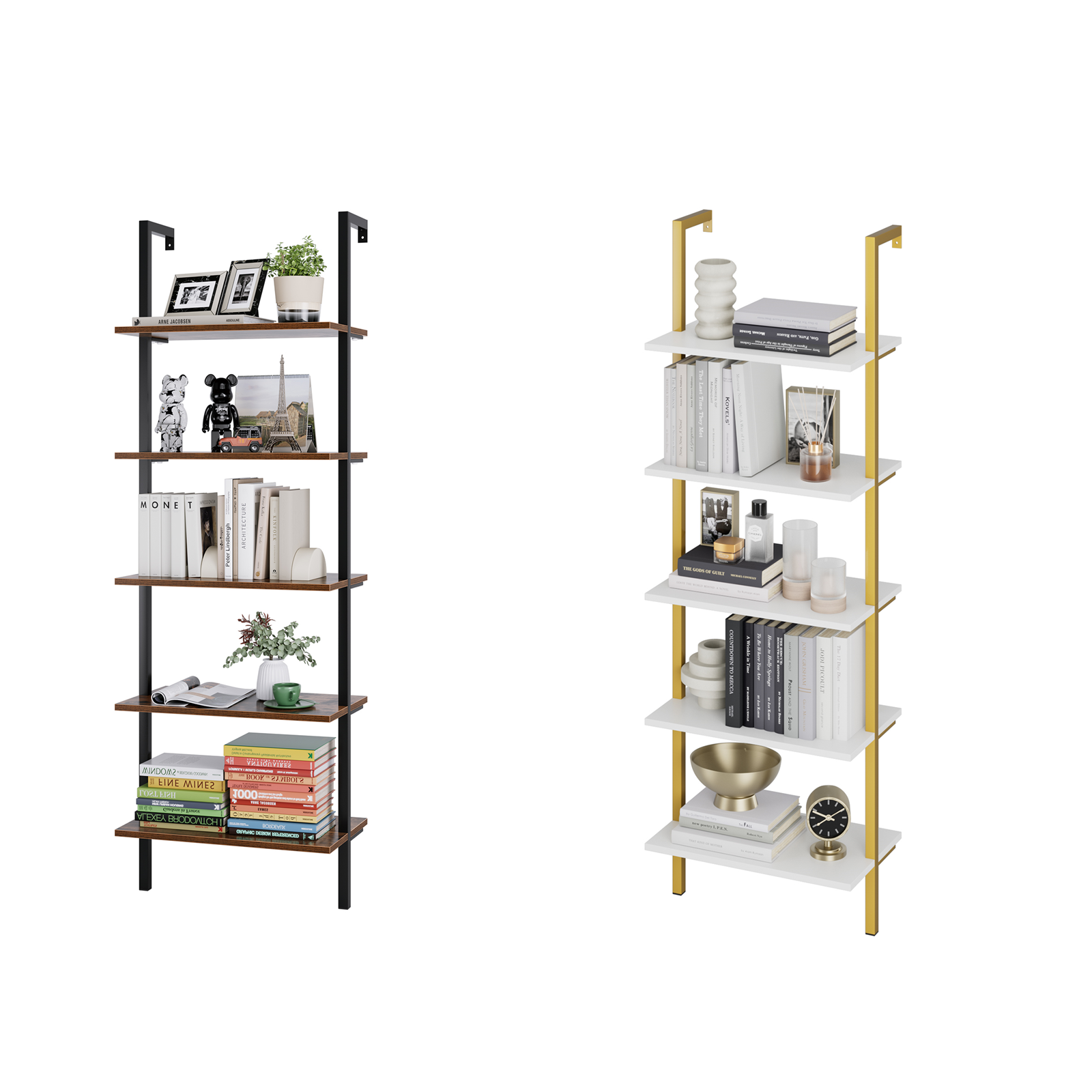 Leaning display shelf deals