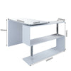 Corner L-Shape Computer Desk PC Laptop Table with Shelf Home Office Workstation