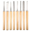 8Pcs Wood Turning Lathe Chisel Set Gouges Woodworking Carving Carpentry Tool UK