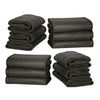 12pcs 80" x 72" Premium Removal Blankets Moving Packing Transit Fabric Black