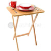 Folding Snack Table Wooden Foldable TV Dinner Laptop Picnic Tea Coffee Magazine