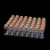 50pc 40mm Small Mini Glass Jars Corks Wedding Favours Craft Art Vial Bottles NEW