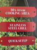 The Original BBQ Fold flat barbeque stainless steel grill Garden Outdoor Party