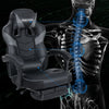 Office Gaming Chair Massage Racing Recliner Executive PC Seat with Footrest Home
