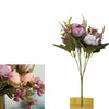 Small Peony Home Wedding Bouquet Decoration Fake Flower Artificial Flowers