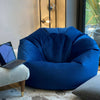 Plush velvet Beanbag Chair XL Luxury Bean Bags in Plush velvet, Lounger beanbags