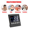 LED Digital LCD Display Alarm Clock with Temperature Calendar Weather Station