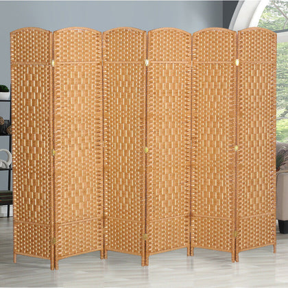 Floor Standing Privacy Screen Room Divider 4/6 Panel Folding Separator Partition