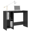Grey Small Computer Desk Modern Office Workstation PC Laptop Table Shelves Shelf