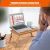 Adjustable Portable Laptop Lazy Table Stand Lap Sofa Bed PC Notebook Desk Bamboo