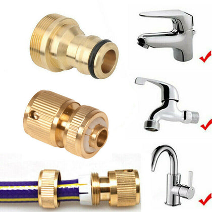 Universal Tap Connector Mixer Kitchen Garden Hose Adaptor Pipe Joiner Fitting