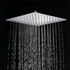 8" Large Square Shower Head Overhead Rainfall Waterfall Chrome Stainless Steel