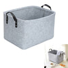 Large Ace Felt Storage Basket Closet Toy Hamper Laundry Bag Shelf Box Organizer