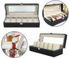 6 Grids Watch Display Storage Box Jewelry Collection Case Gift Organiser Holder