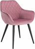 1xDining Chairs Kitchen Chairs Upholstered Velvet Seat for Lounge Living Room